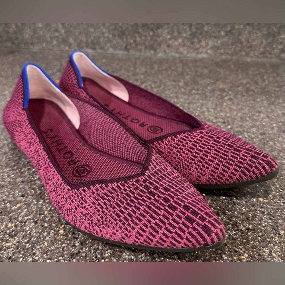 Rothy’s The Point, Fig Python [retired color!] Size 7